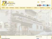 Tablet Screenshot of hotelsporting.com