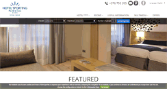 Desktop Screenshot of hotelsporting.ad